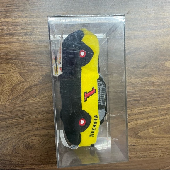 Pennzoil Yellow and Black plush Toy Car in a plastic case - Picture 2 of 9